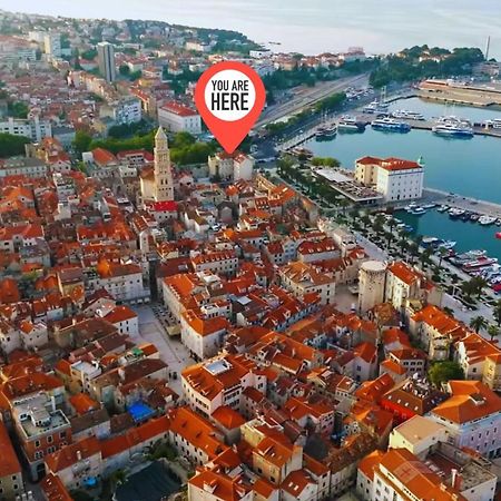Diocletian Tower - Bella Vista & Palazzo Lägenhet Split Exteriör bild