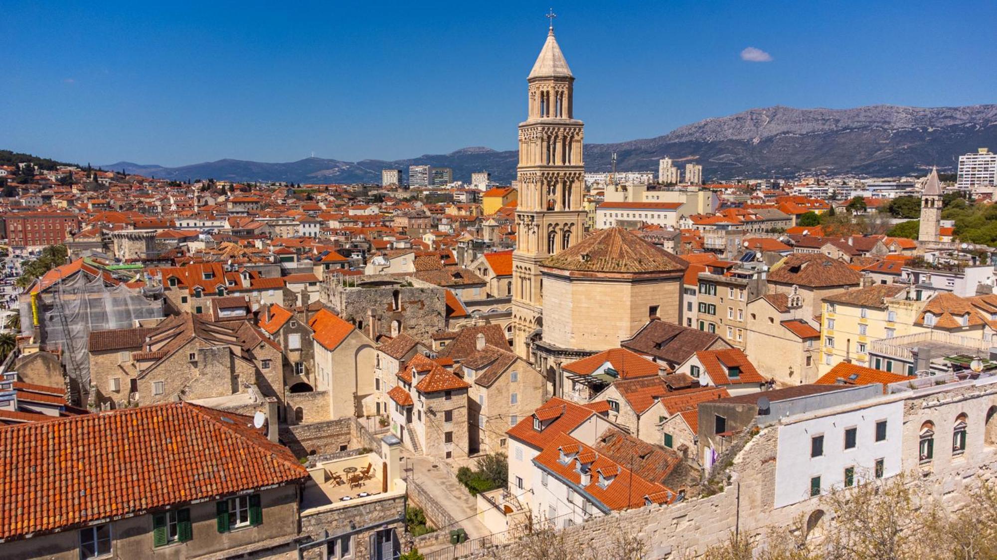 Diocletian Tower - Bella Vista & Palazzo Lägenhet Split Exteriör bild